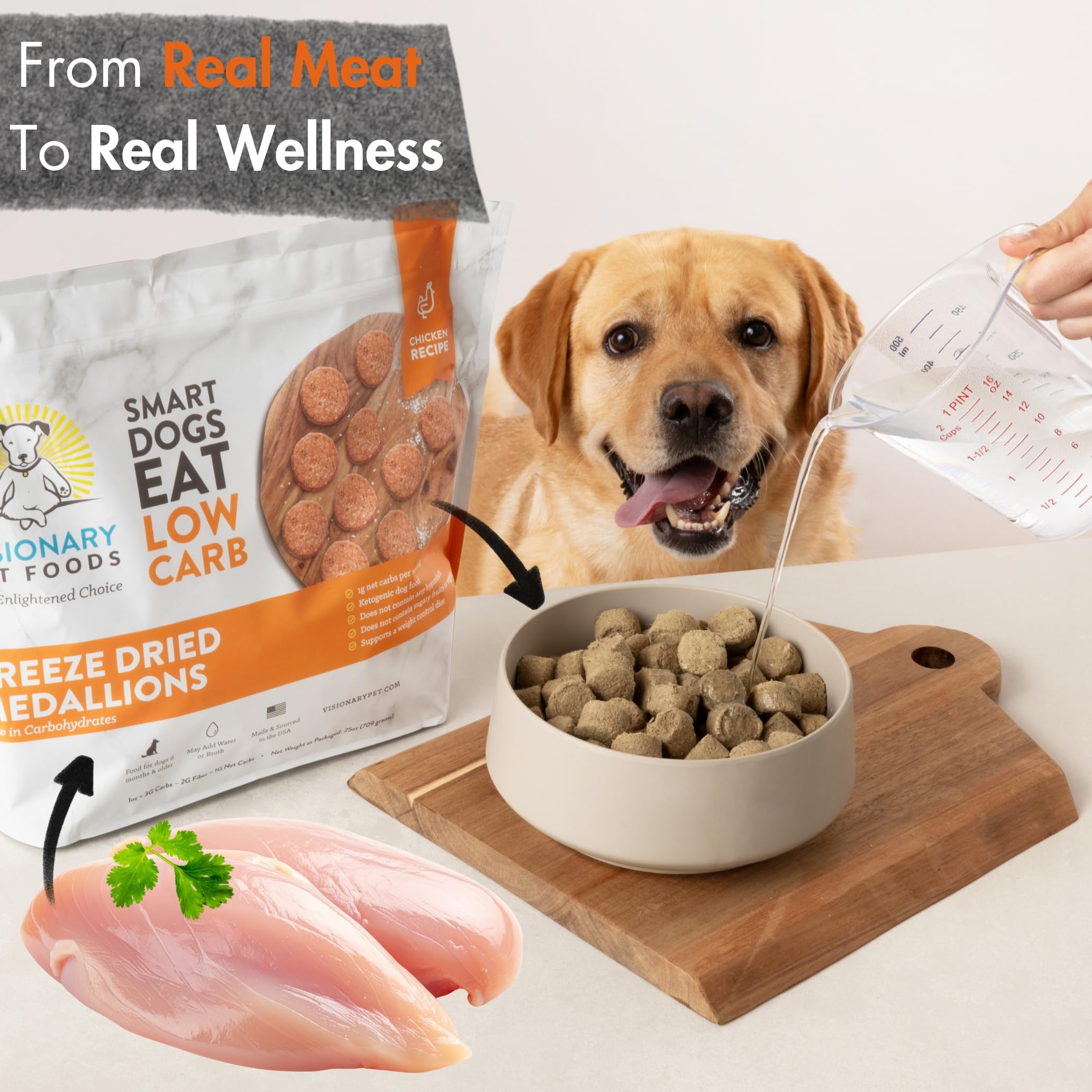 Freeze Dried Food|  - Chicken Recipe | 25oz Bag