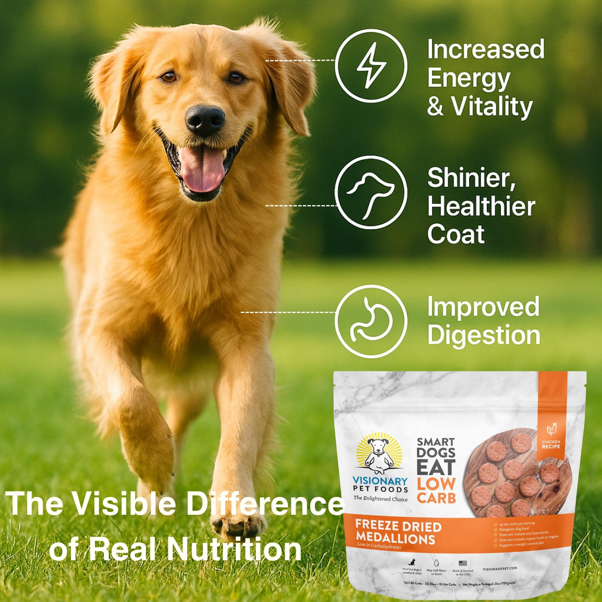 Freeze Dried Food|  - Chicken Recipe | 25oz Bag