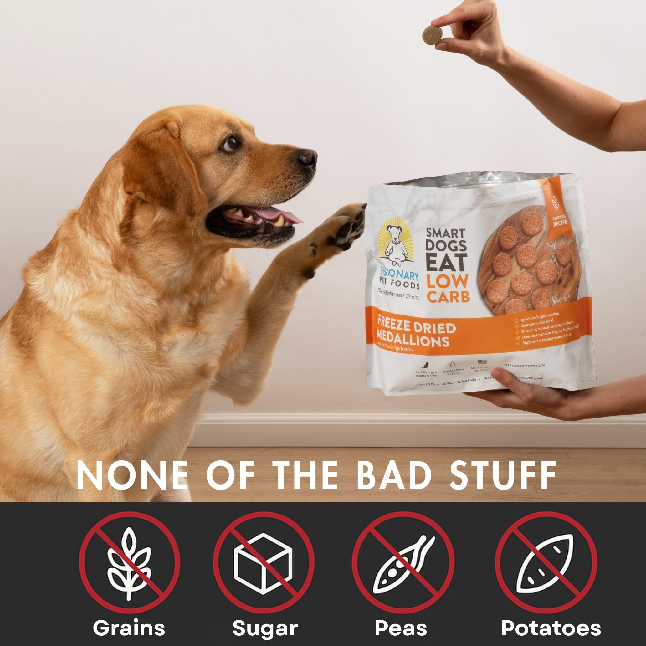 Freeze Dried Food|  - Chicken Recipe | 25oz Bag
