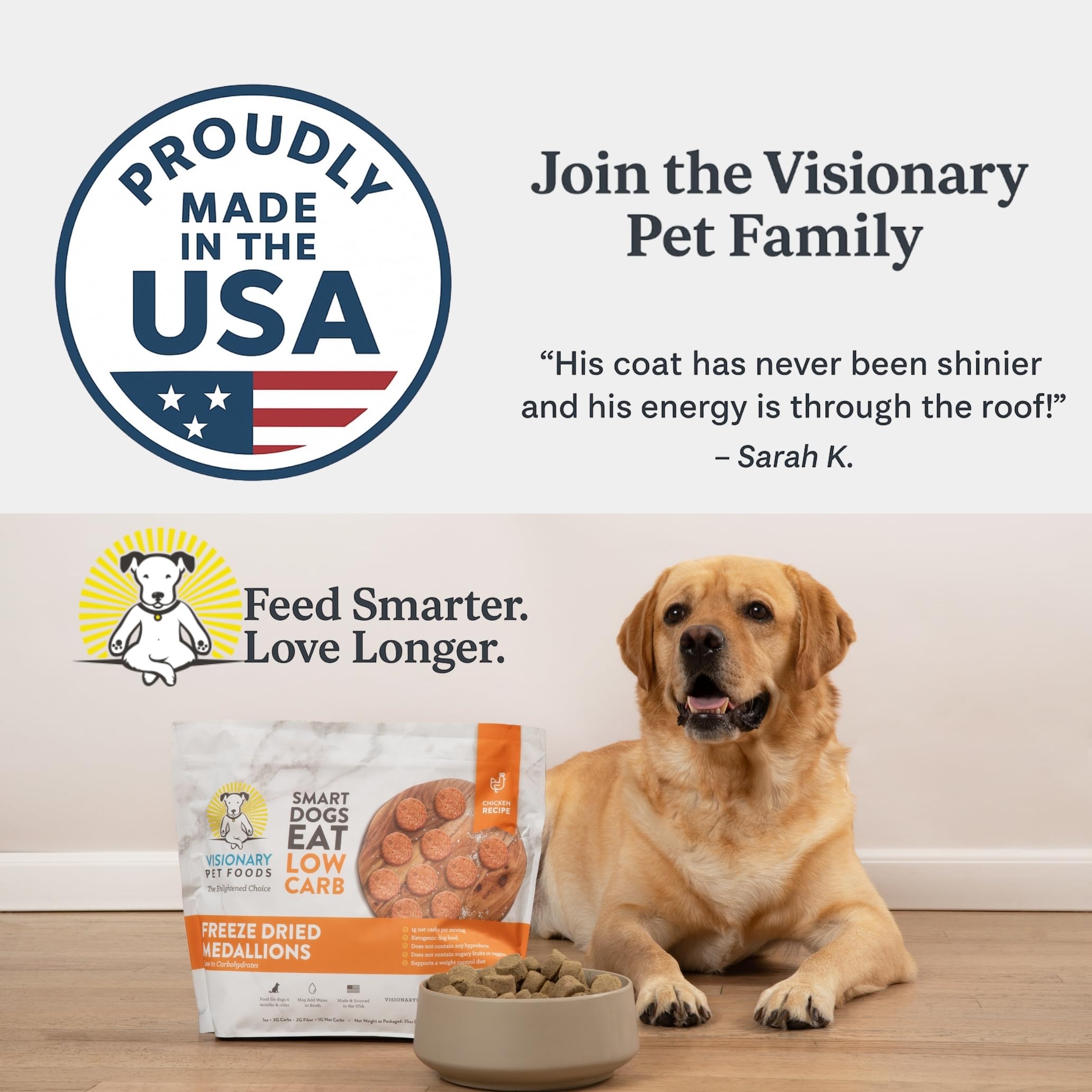 Freeze Dried Food|  - Chicken Recipe | 25oz Bag