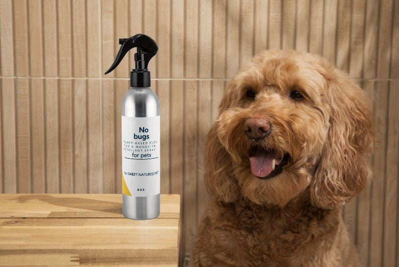 Natural Flea & Tick Spray for Working Dogs - Safe Around Livestock & Poultry